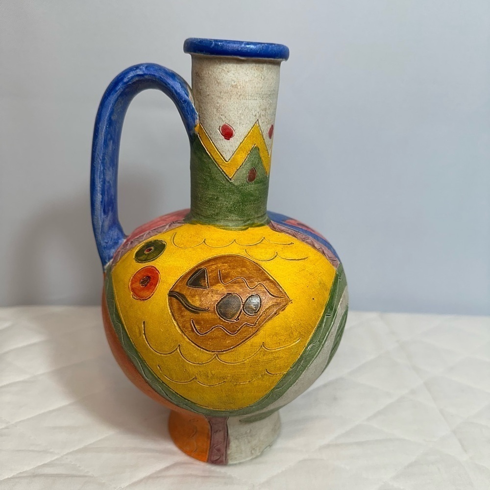 Spanish Jug Vintage Retro Vase Pitcher RARE - Picture 10 of 12